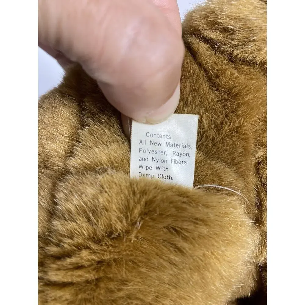 Heartline 1987 Brown Teddy Bear Plush Stuffed Animal 15